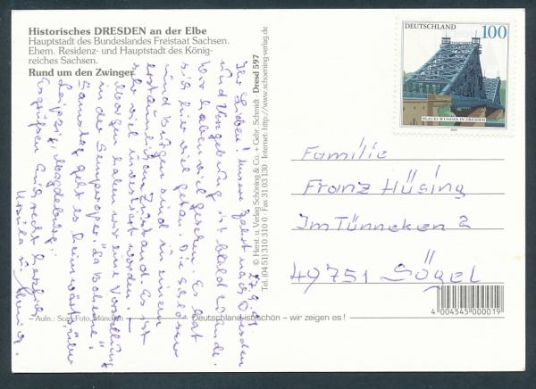 Historisches Dresden an der Elbe